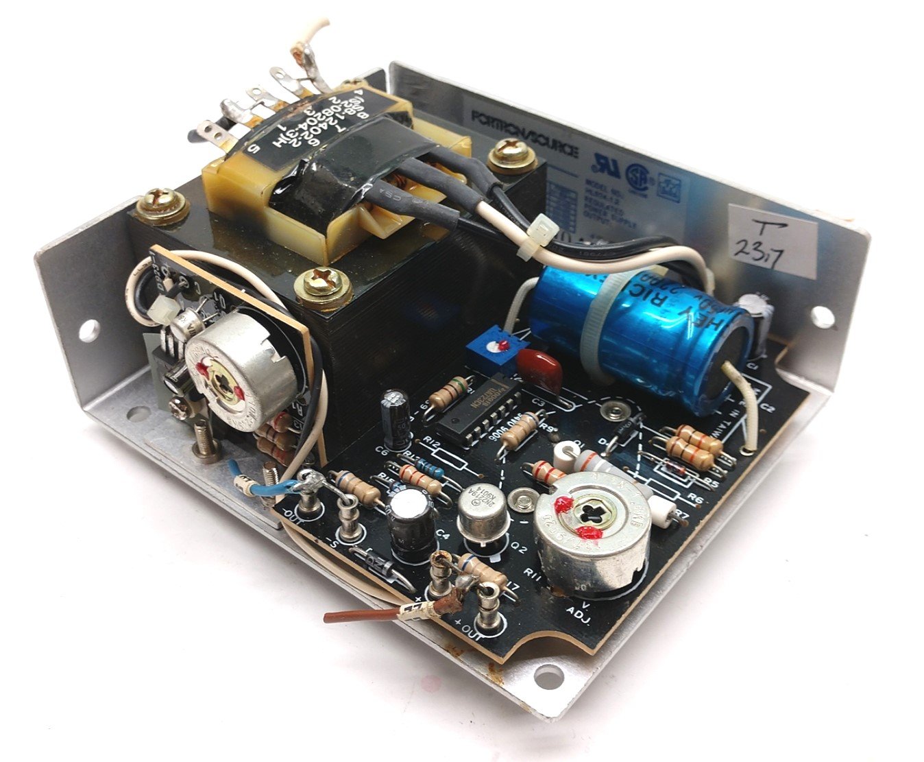 Used Fortron/Source HLS24-1.2 Power Supply In: 100/120/220/230/240VAC, Out: 24VDC