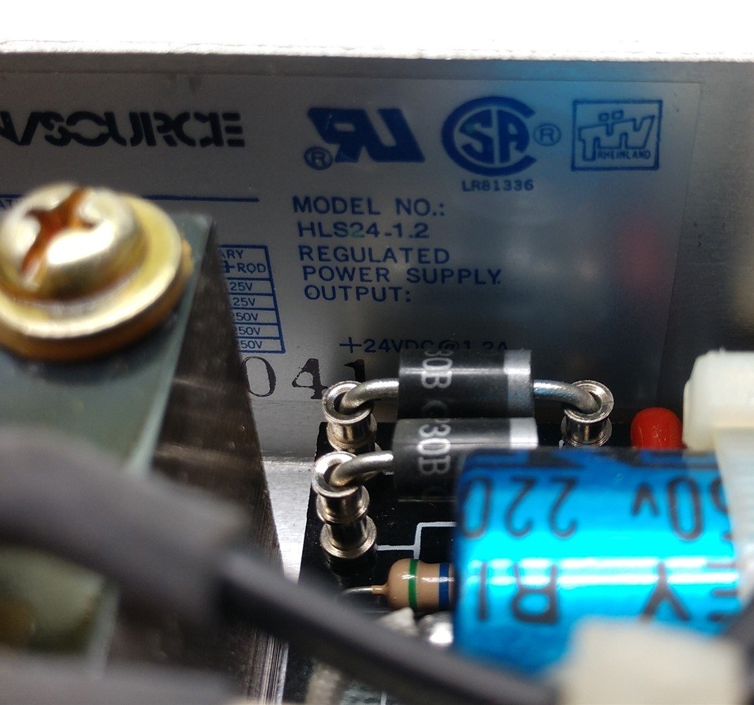 Used Fortron/Source HLS24-1.2 Power Supply In: 100/120/220/230/240VAC, Out: 24VDC