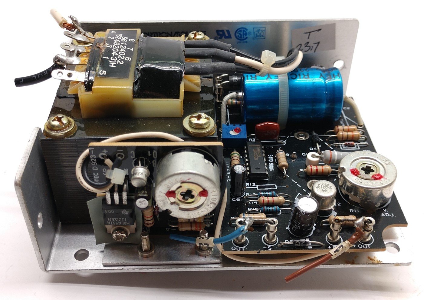 Used Fortron/Source HLS24-1.2 Power Supply In: 100/120/220/230/240VAC, Out: 24VDC