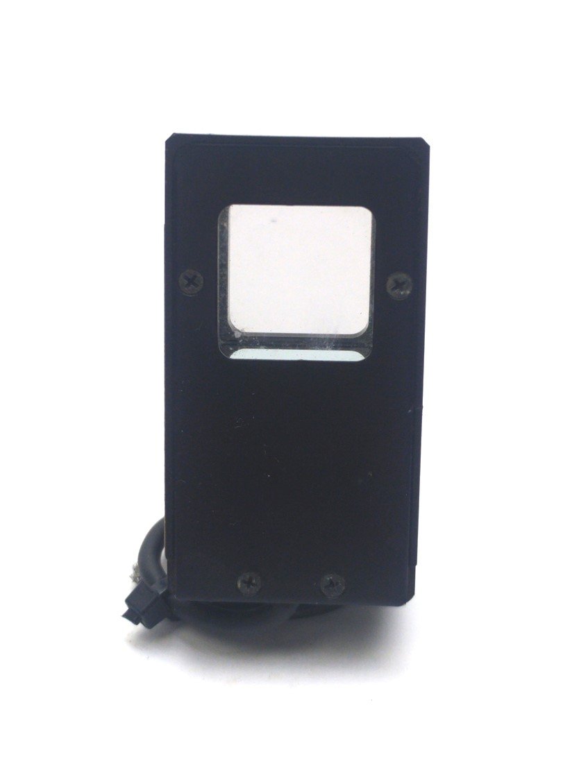 Used CCS LFV2-CP-18BL LED Coaxial Light, Blue, 18x18mm Aperture, 4" Cable, 24VDC