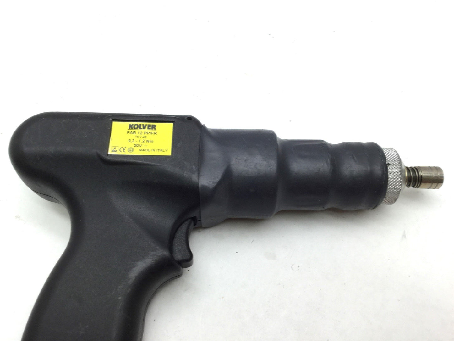 Used Kolver FAB12PP/FR Electric Torque Screwdriver Pistol Grip, 0.2-1.2Nm, 1000RPM