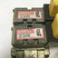 Used Numatics 031SA400E Solenoid Air Valves (x2) on Base 1/8 NPT, 150psi, 24VDC Coil