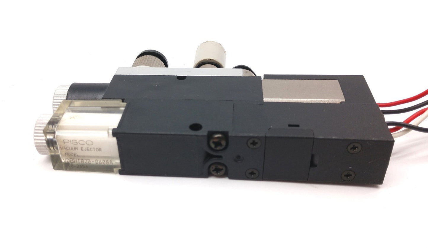 Used Pisco VDBH10J6-0608A Vacuum Ejector Solenoid Valve, Voltage: 24VDC, 6mm 8mm