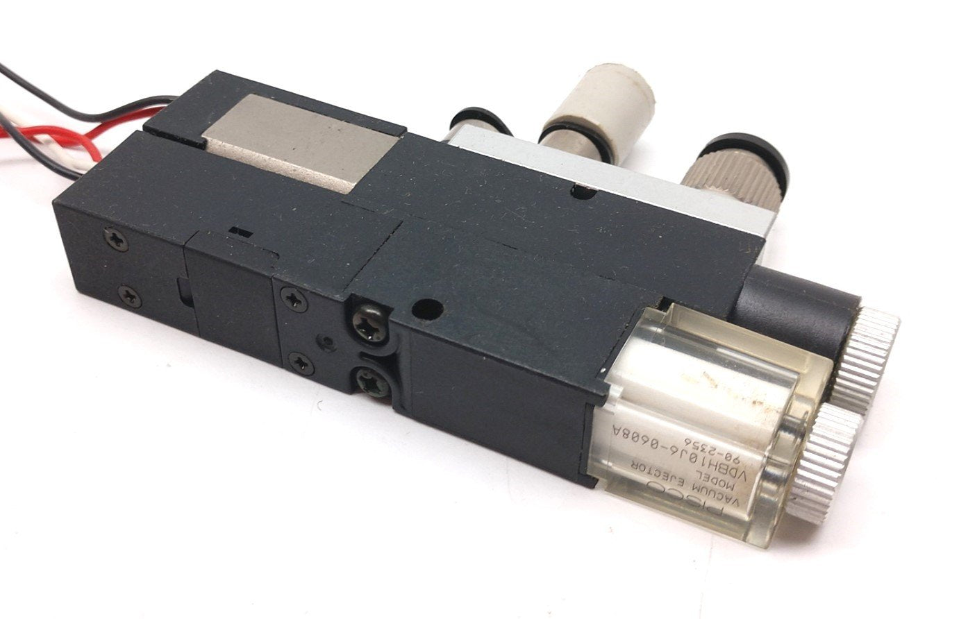 Used Pisco VDBH10J6-0608A Vacuum Ejector Solenoid Valve, Voltage: 24VDC, 6mm 8mm