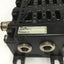 Used Versa C7M-4362-2 Stacking Valve Manifold Assembly, 2-Station, G1/4