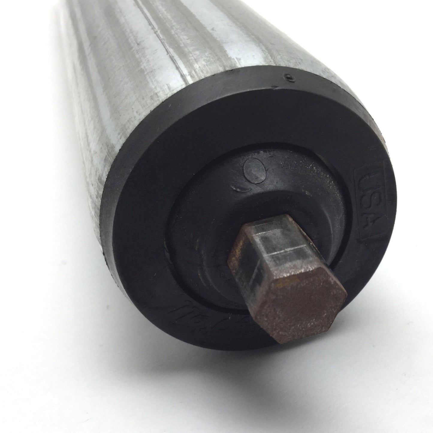 Used Interroll 90977 Roller Drive With Idler Pulley, 24VDC, Ratio: 24:1, 1.9" x 12"