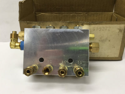 New – Open box Mazak G77LA000210 Lube Oil Mixing Valve Block CNC Machine Part 1A3D (0.01x.1x3)