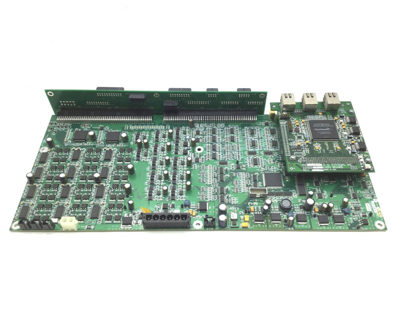 Used 3D Systems 23321-801-02 Rev A Chamber Controller Board & CC-Con Board