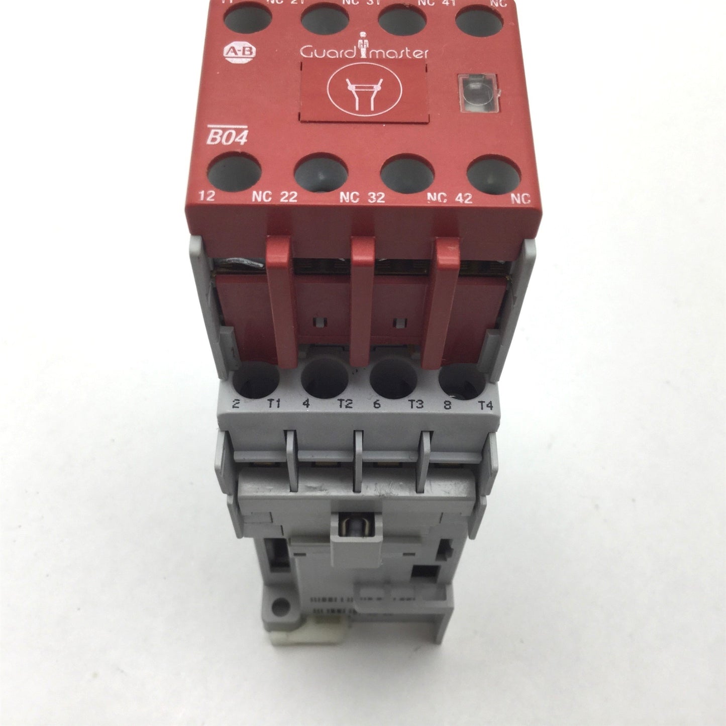 Used Allen Bradley 100S-C12DJ404C Safety Contactor Relay, 4-Pole, Coil: 24VDC