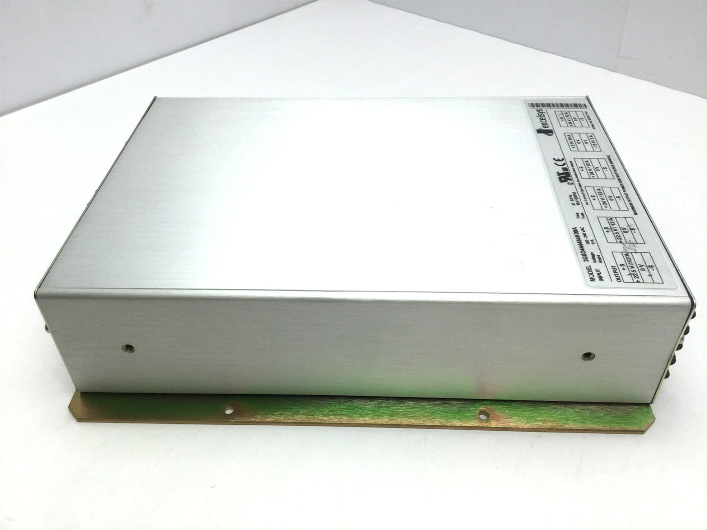 Used Excelsys 3G6D444464K00A Power Supply, 6 Slot, 22.5, 24, and 5 VDC, 1000 Watts