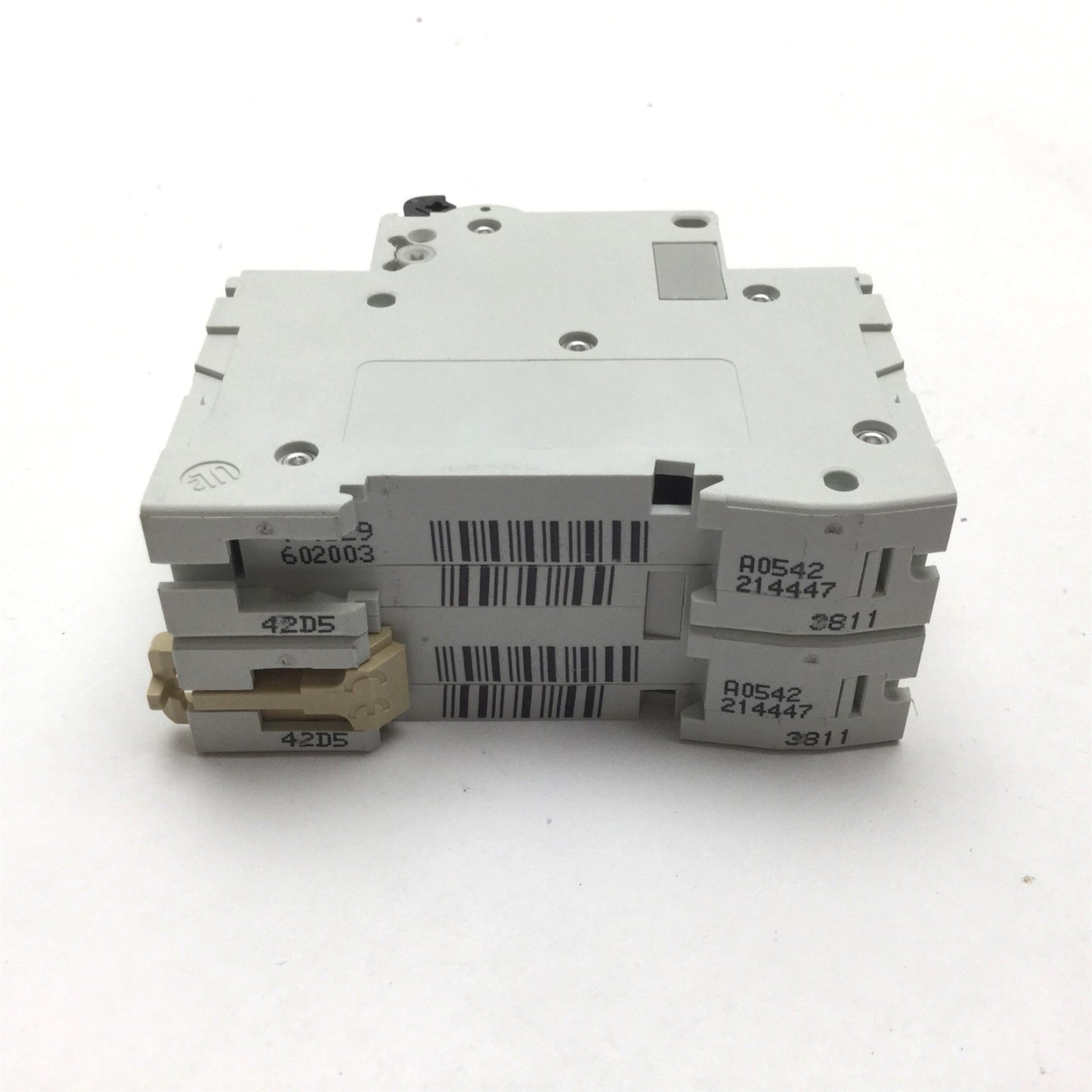 Used Lot of 2 Merlin Gerin Multi9 C60 Circuit Breakers, 2-Pole, C-Curve, Rating: 6A
