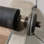 Used Conveyor Roller, 28-3/8" Roller Length, 2" Diameter, Total Length: 34"