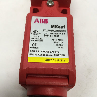 New ABB 2TLA050021R2300 MKey1 Tongue Interlock Safety Switch Door Guard 230VAC 3A