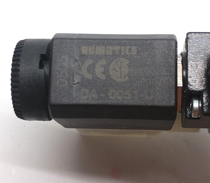 Used Numatics NAF251004N000F Solenoid Valve, Pressure: 24-145psig, With DA-0051-U