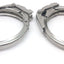 Used Lot of 2 Jacob 4.5" Ringlock Clamps, Adjustable, Inner Diameter: 4", Steel