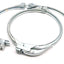 Used Lot of 2 Jacob 8-1/2" Ringlock Clamps, Adjustable, Inner Diameter: 7-3/4", Steel