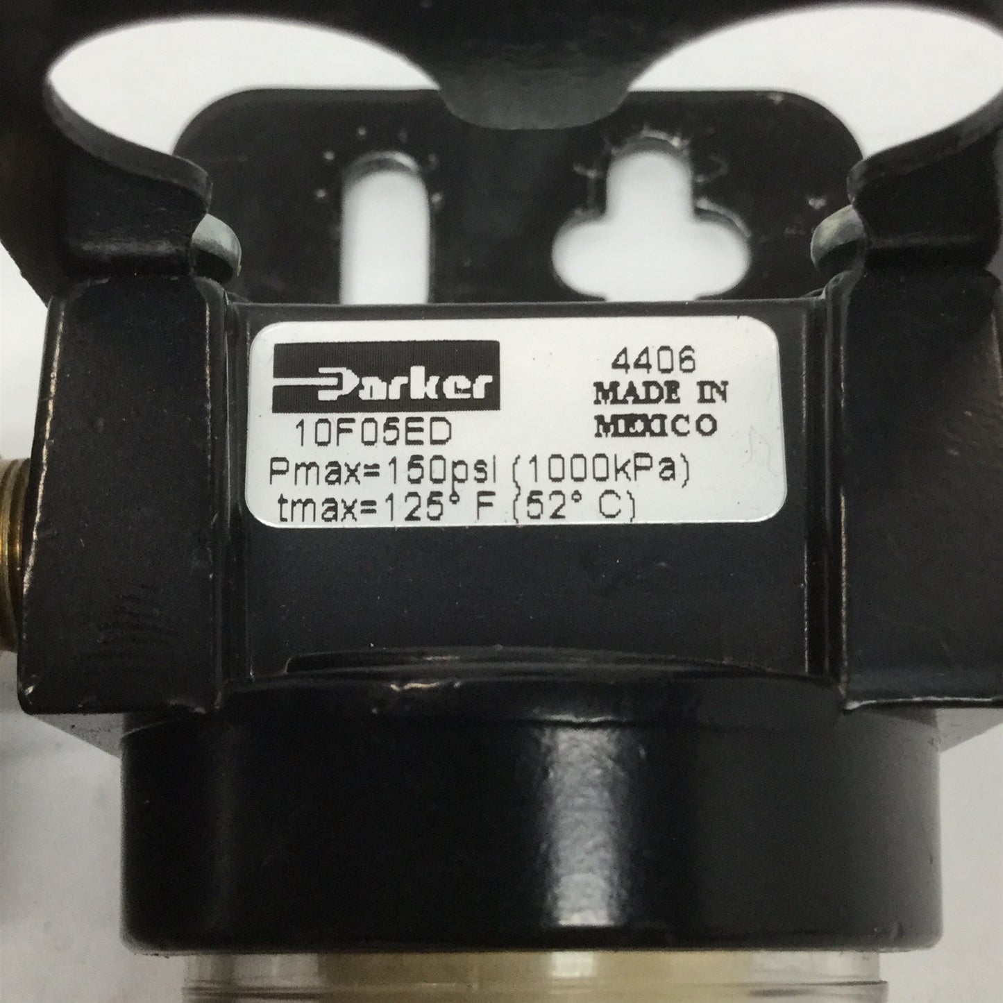 Used Parker 14F05BB & 10F05ED Pneumatic Air Miniature Particulate Filters 150psi