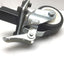 Used Caster, Wheel Dimensions: 6" Dia x 2.5" Wide, Plate Dimensions: 6.625" x 4.75"