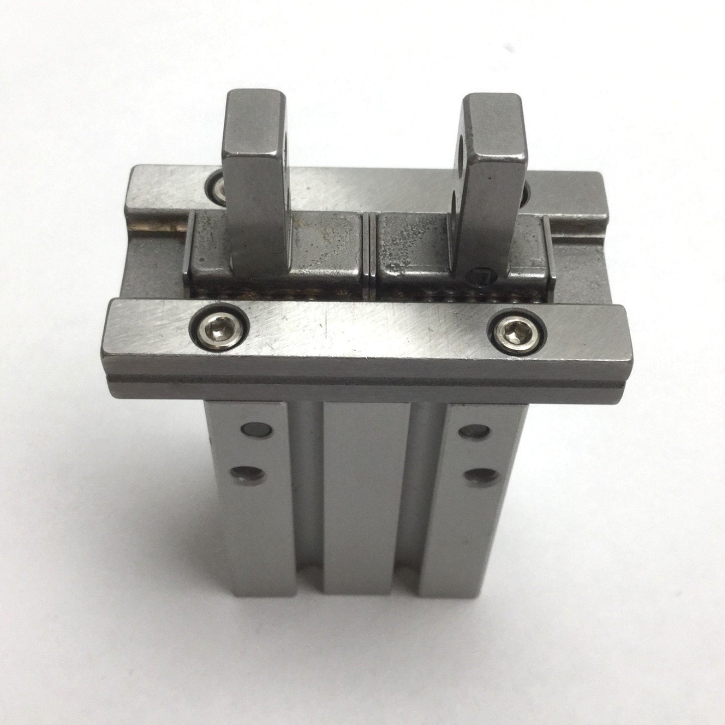 Used SMC MHZL2-16D Parallel Air Gripper, Stroke: 13mm, Bore: 16mm, 0.1-0.7MPa