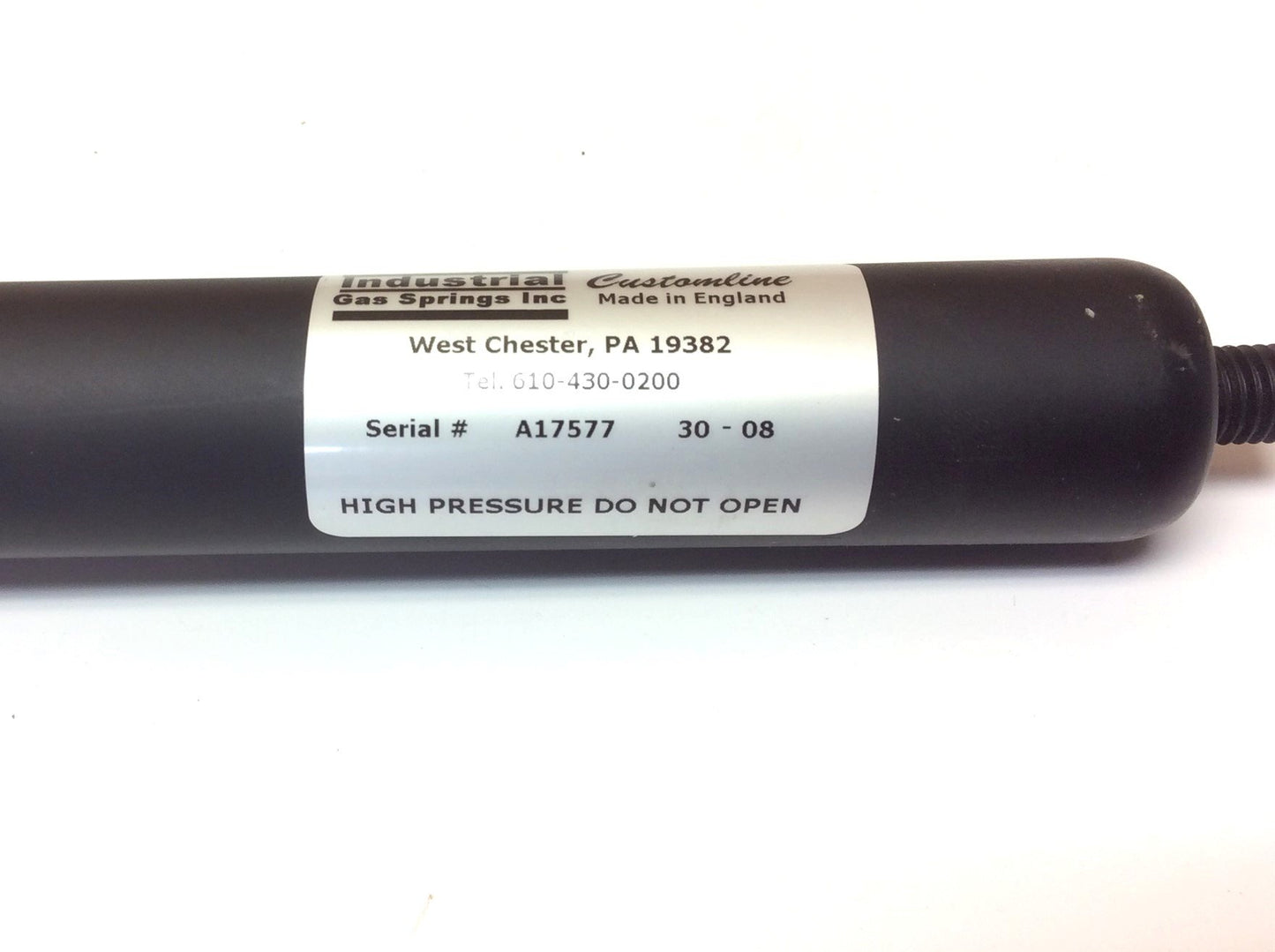 New Industrial Gas Springs Customline Rod Dia: 14mm Body Dia: 28mm, Stroke: 203.20mm