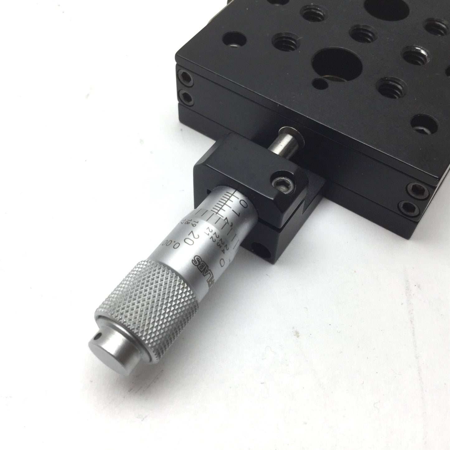 Used Thorlabs MT1 Translation Stage With Micrometer, Travel: 0.5", Stage: 2.4" x 2.4"