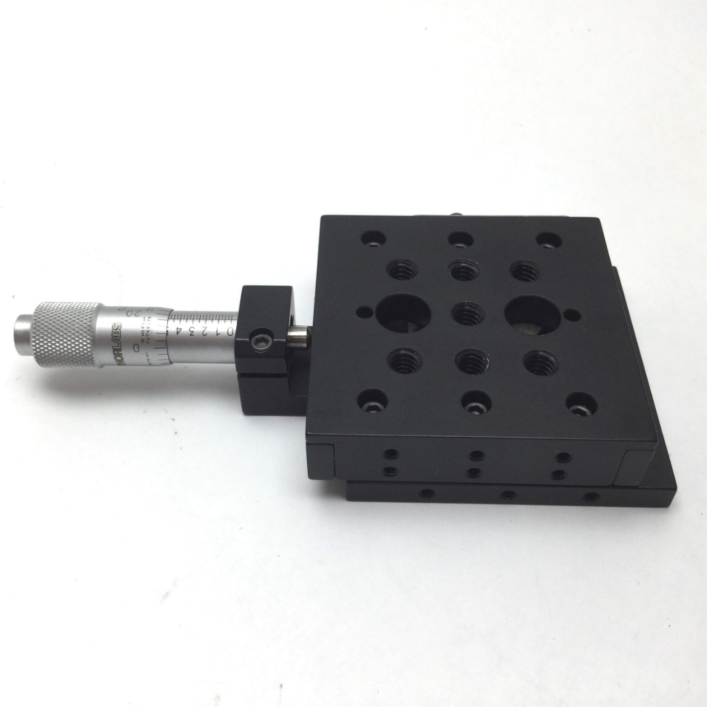 Used Thorlabs MT1 Translation Stage With Micrometer, Travel: 0.5", Stage: 2.4" x 2.4"