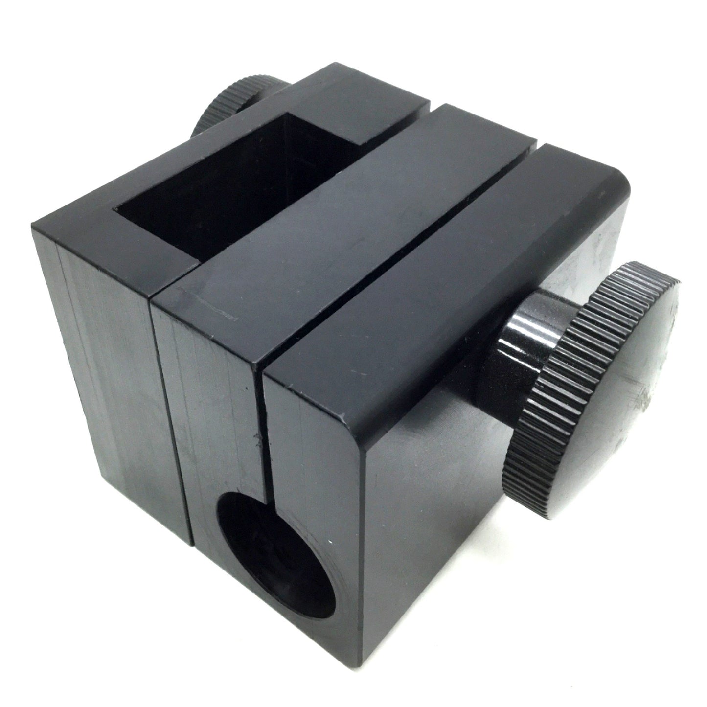 Used Microscope Boom Mount Clamp, Diameter: 1.2" (30mm), Bore: 0.93" x 1.92"