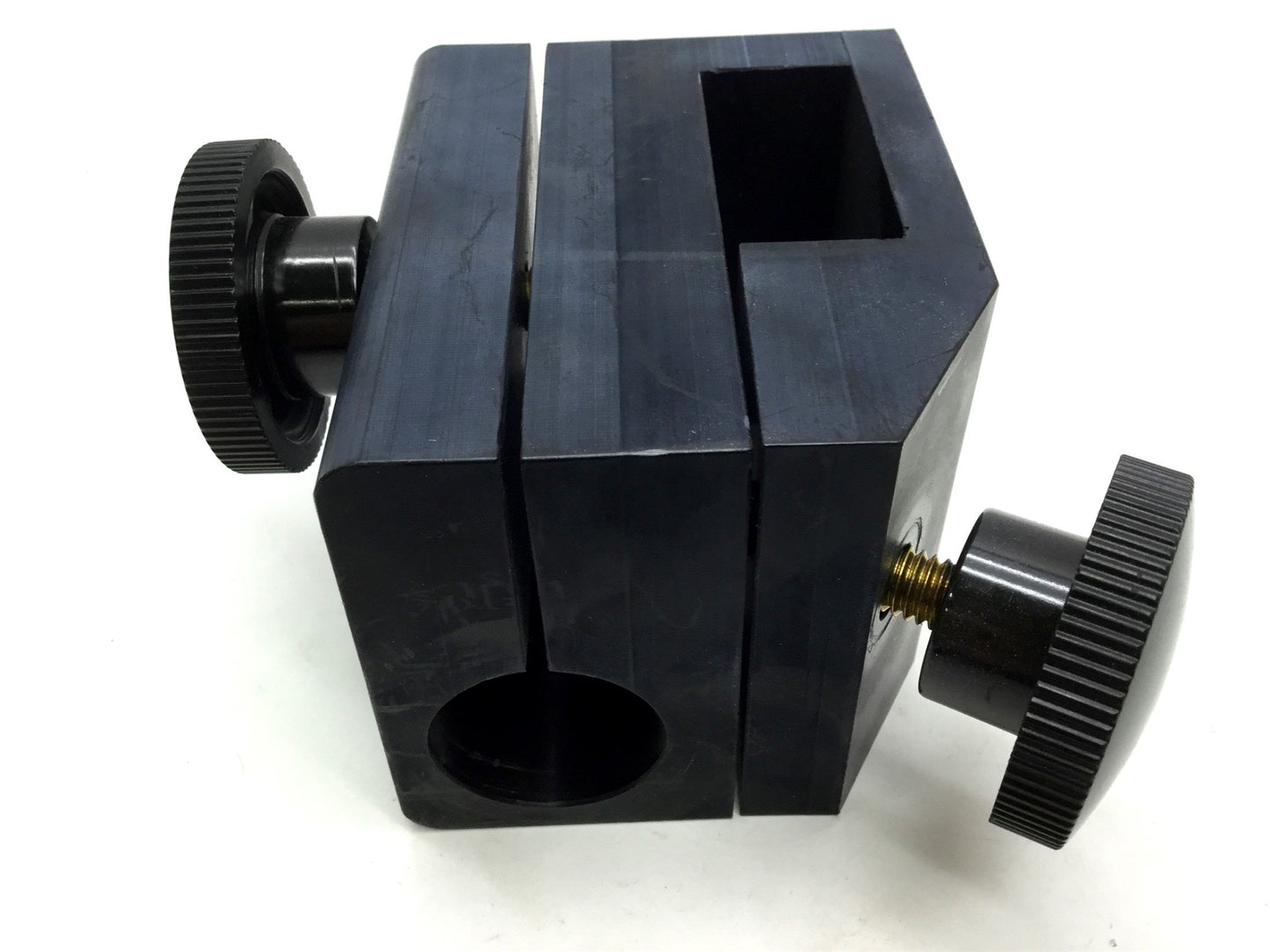 Used Microscope Boom Mount Clamp, Diameter: 1.2" (30mm), Bore: 0.92" x 1.92"