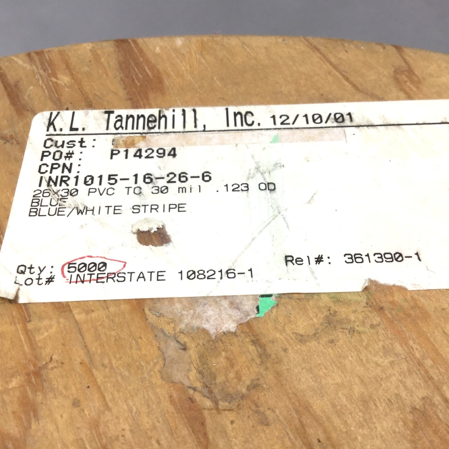 New – Open box Tinned Copper Electrical Wire, Length: ~4900 ft, 16AWG, 26 Strands, Rating: 600V