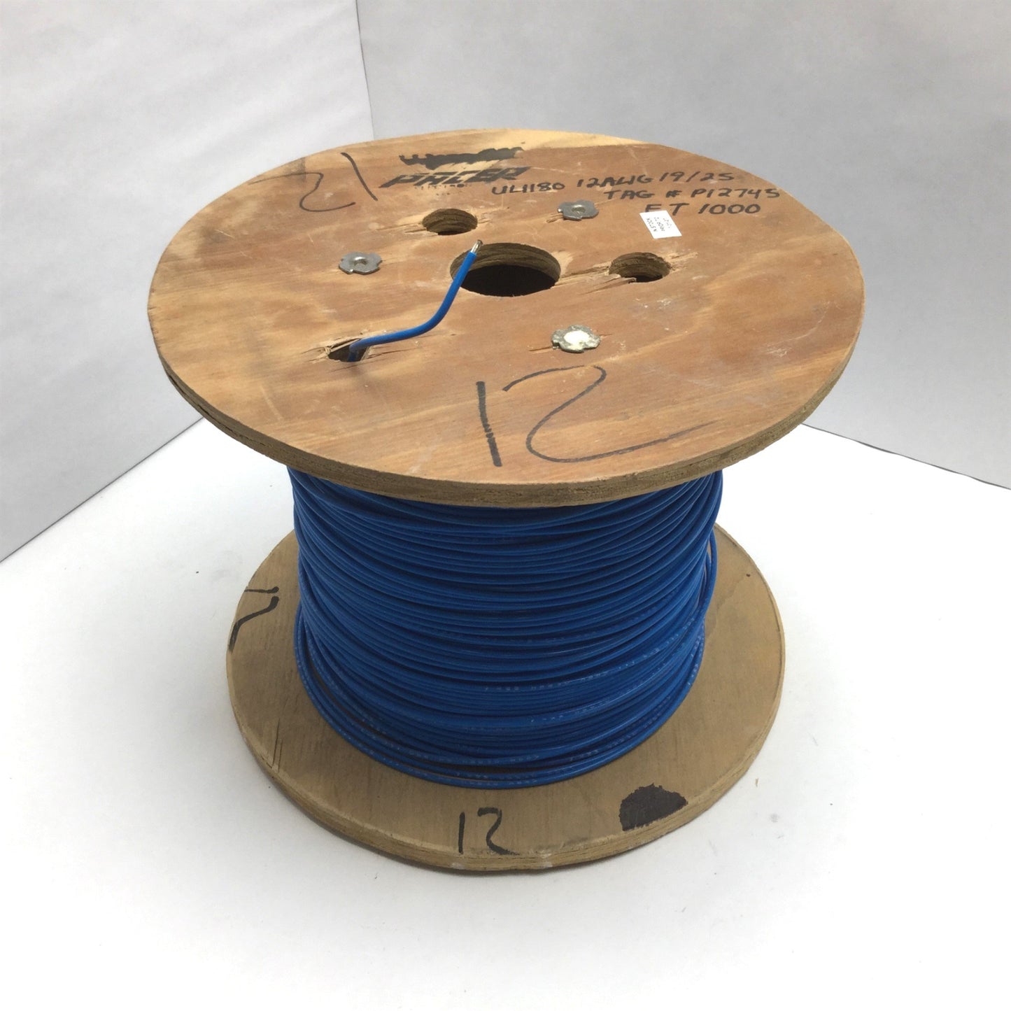 New – Open box Silver Plated Copper Electrical Wire, 12AWG, Rating: 300V, Length: ~800ft