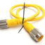 Used Turck U-17339/RSM RKM 106-1M Minifast Cordset, Length: 1m, Male/Female,10 Pin
