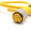 Used Turck U-17339/RSM RKM 106-1M Minifast Cordset, Length: 1m, Male/Female,10 Pin