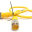 Used Turck U-17339/RSM RKM 106-1M Minifast Cordset, Length: 1m, Male/Female,10 Pin
