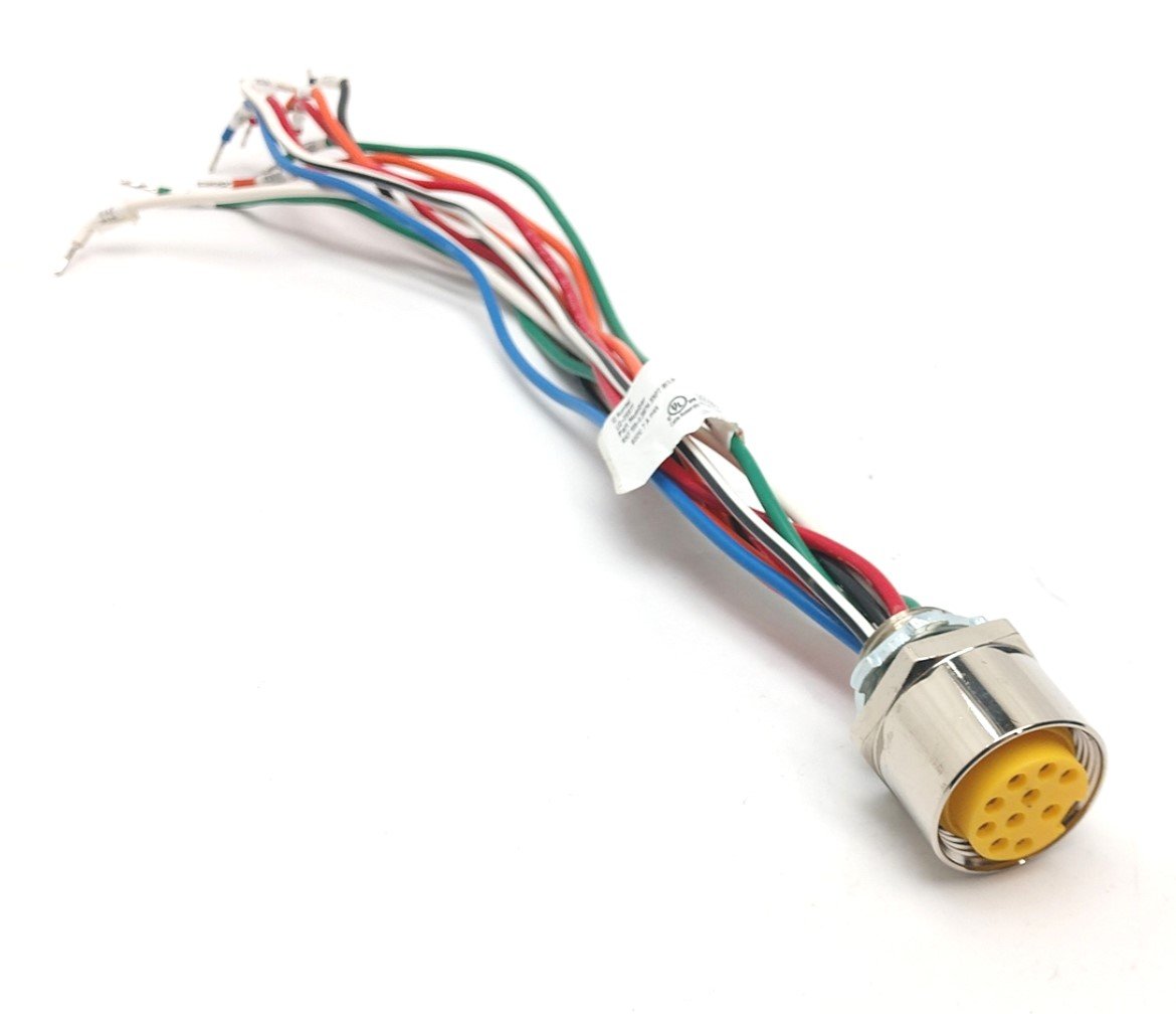 Used Turck U2-06857/RSF 106-0.3M/14.5/NPT W/LN Receptacle Cable 10-Pole