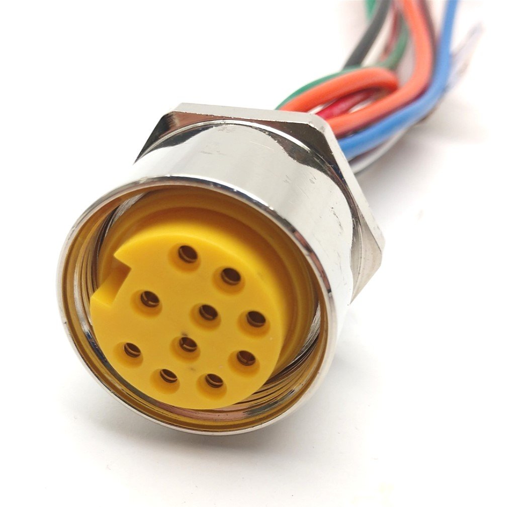 Used Turck U2-06857/RSF 106-0.3M/14.5/NPT W/LN Receptacle Cable 10-Pole