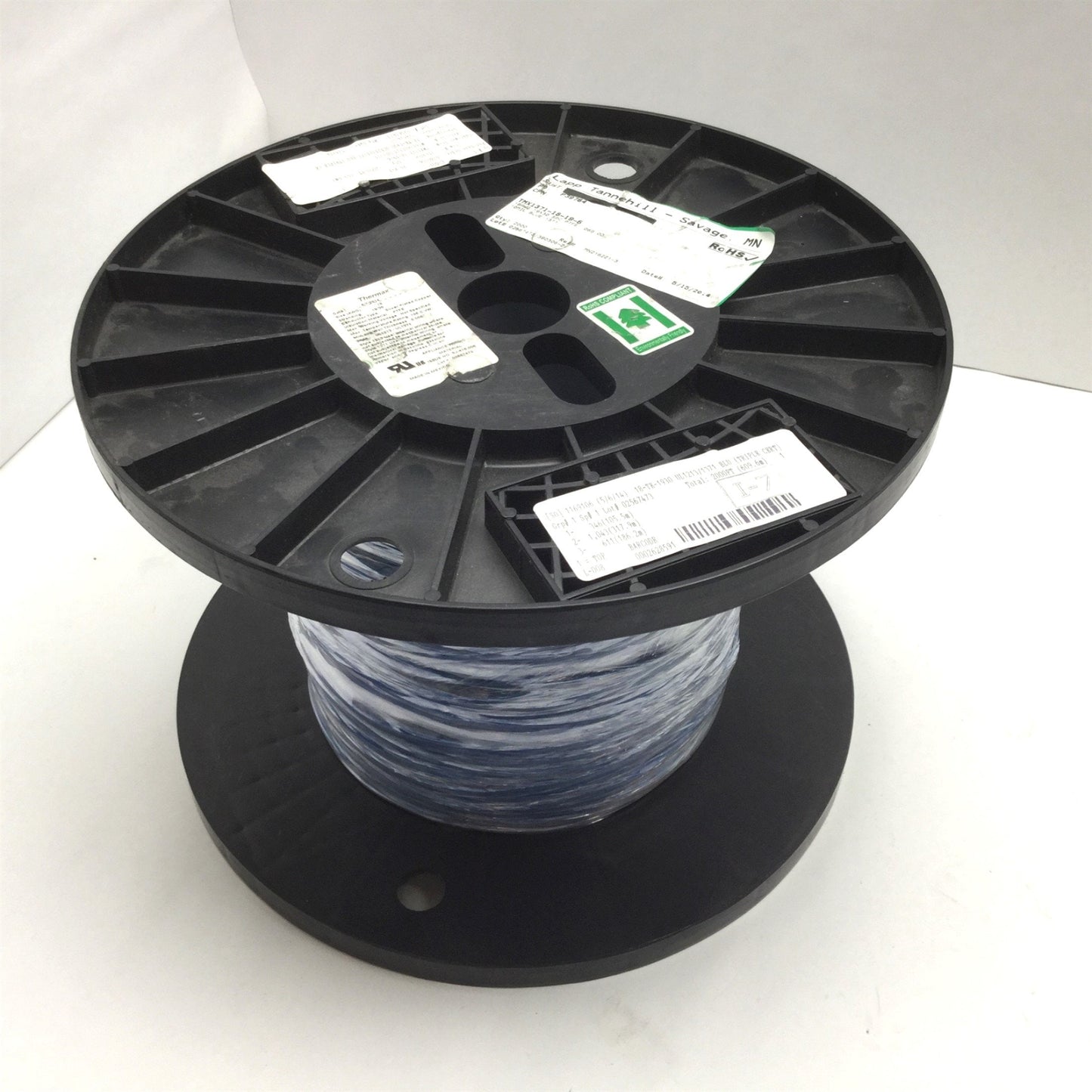 New Silver Plated Copper Electrical Wire, Length: 2000ft, 18AWG, Stranding: 19/30