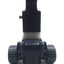 Used Burkert 42008 Solenoid Diaphragm Valve, 2-Way, NC, 7-85PSI, 1" True Union, 24VDC