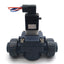 Used Burkert 455566 Solenoid Diaphragm Valve, 2-Way, NC/NO, 7-87PSI, 1"NPT , 24VDC