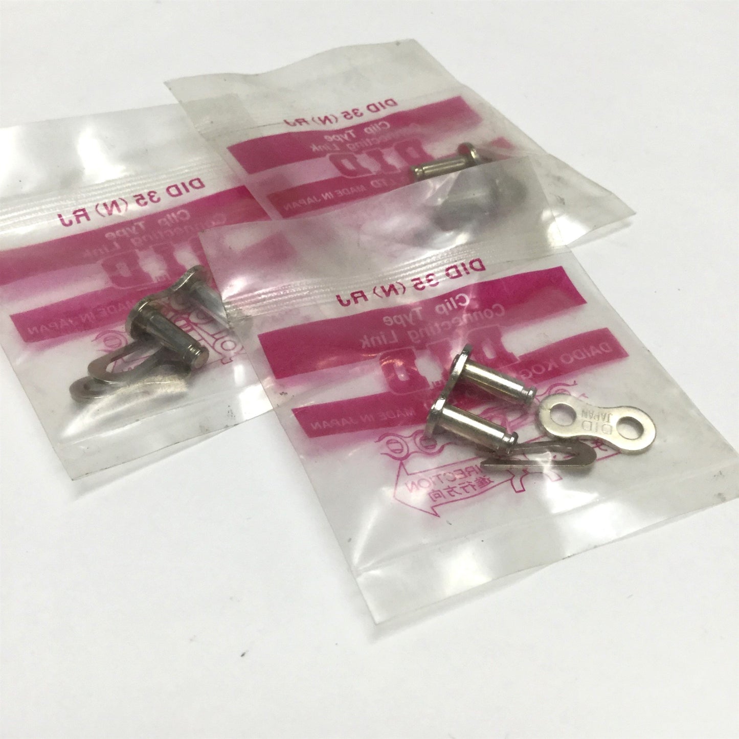 New Lot of 3 Daido DID 35 RJ Roller Chain Clip-Type Connecting Links