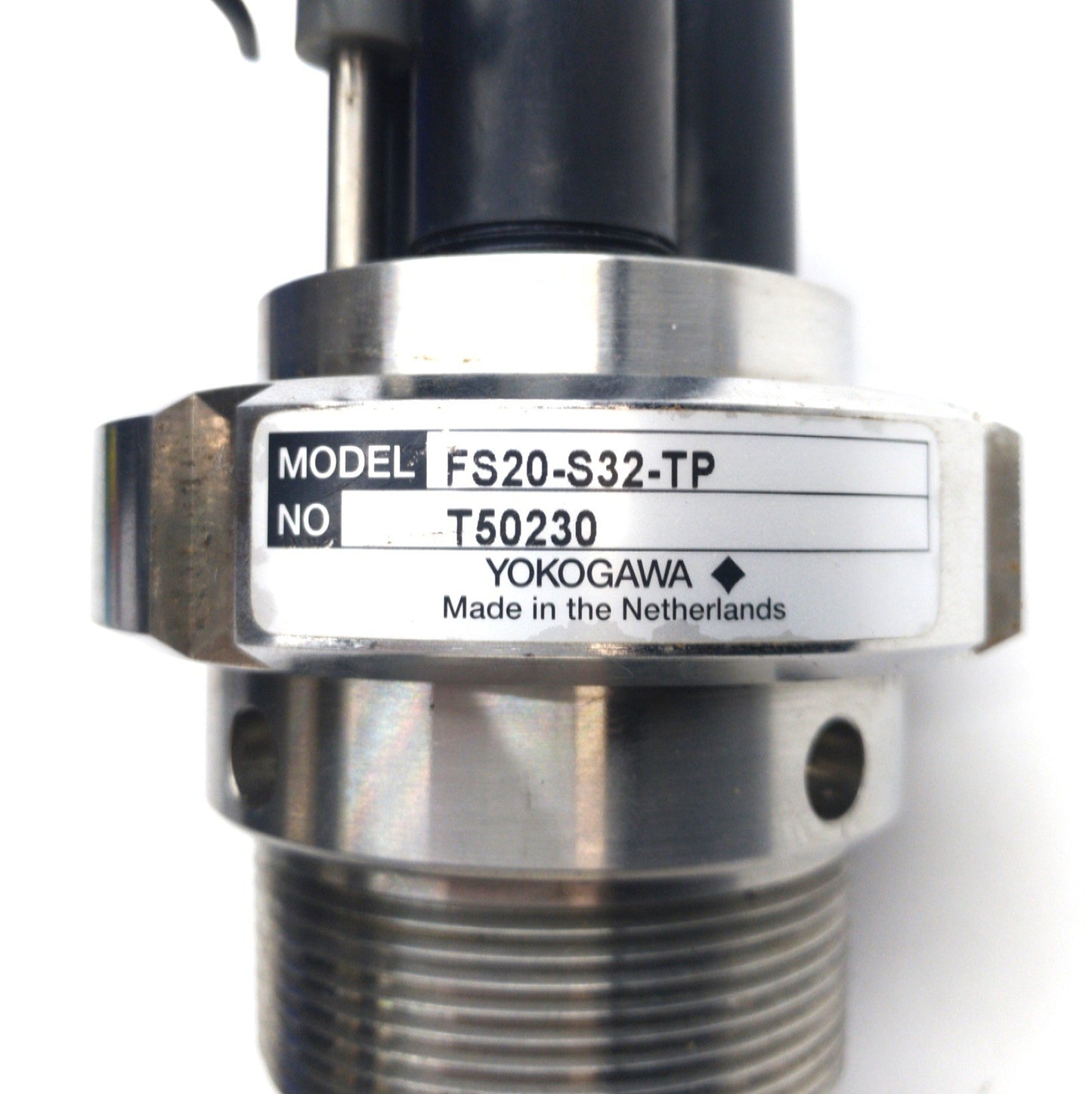 Used Yokogawa FS20-S32-TP Flow Fitting Subassembly, Holds 3 Electrodes, 2"NPT