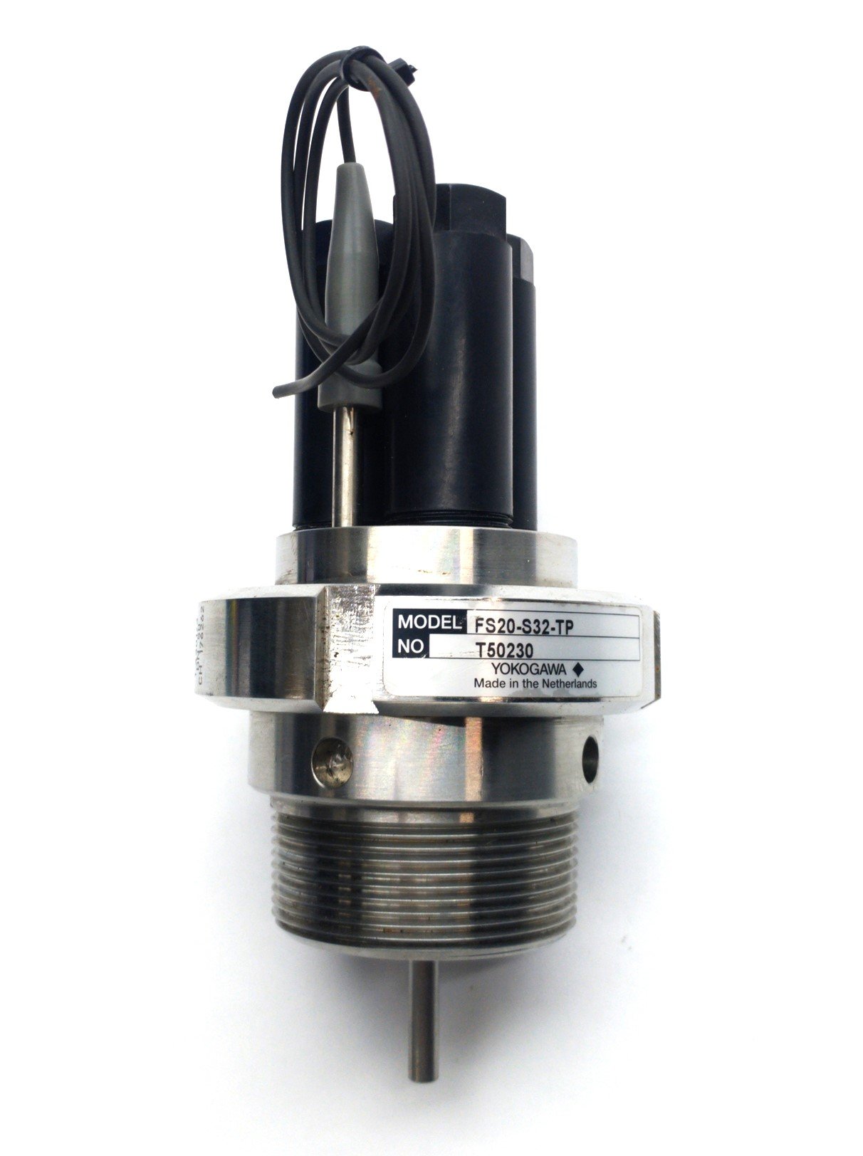 Used Yokogawa FS20-S32-TP Flow Fitting Subassembly, Holds 3 Electrodes, 2"NPT