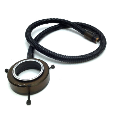 Used Fiber Optic Light Ring, 16mm Input, 10mm Bundle, 37" Length, 58mm Ring