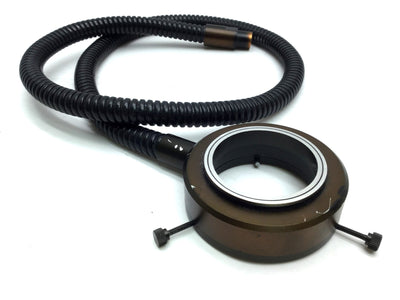 Used Fiber Optic Light Ring, 16mm Input, 10mm Bundle, 37" Length, 58mm Ring