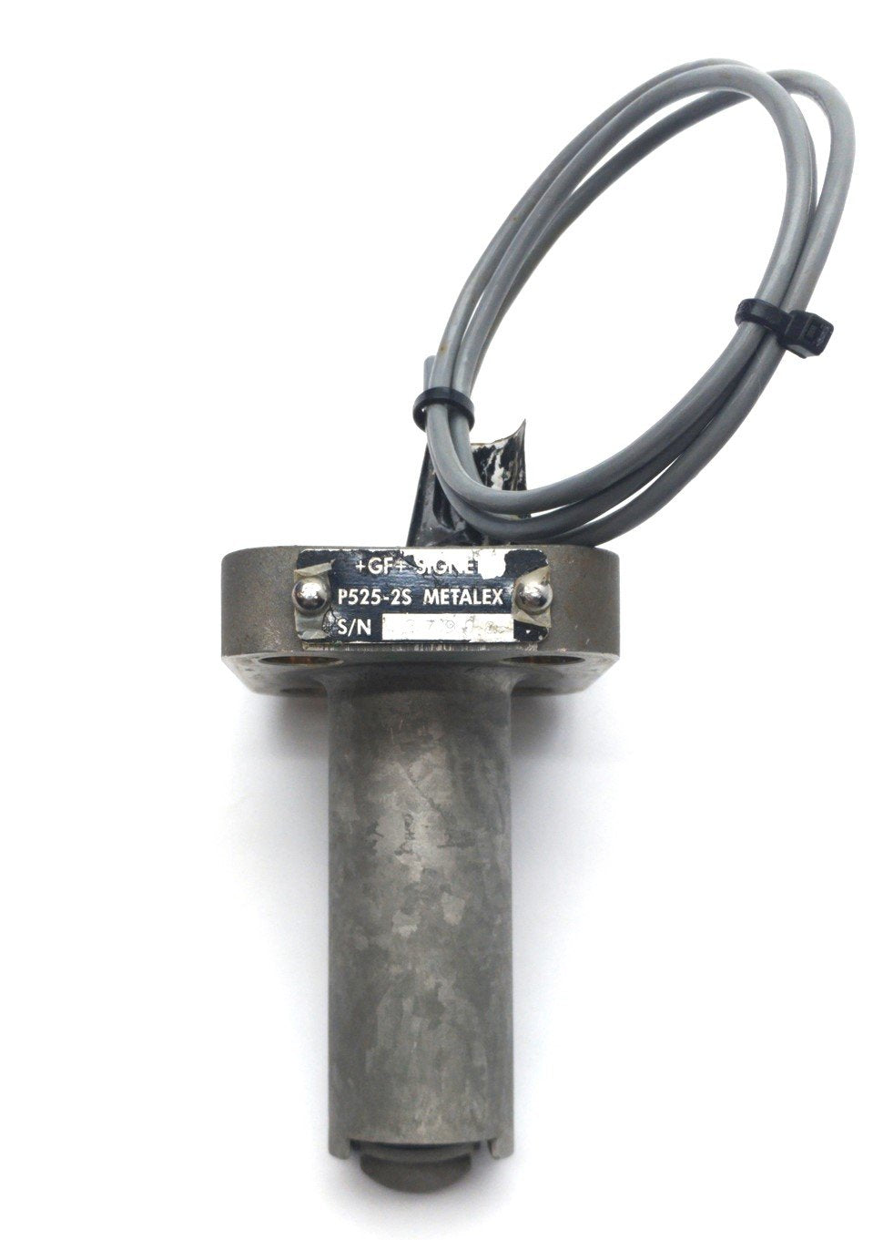 Used GF Signet P525-2S Metalex Flow Sensor 1.6-20ft/s 1.25-12" Pipe 9-14Hz per ft/s