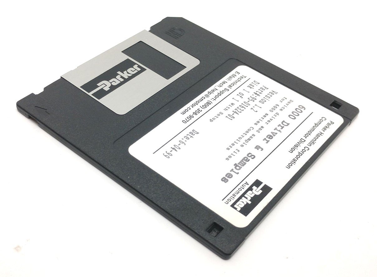 Used Parker 95-016324-01 Device Driver & Sample Files for 6000 Series Controller V1.2