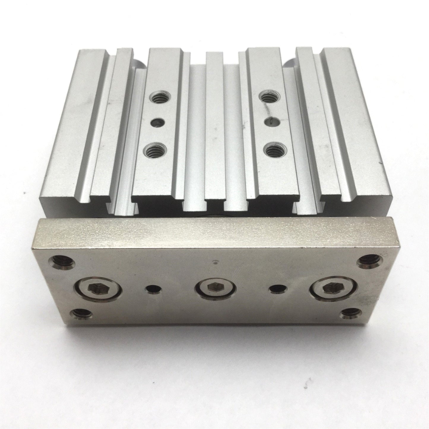Used SMC MGPL25N-30 Guided Cylinder, Bore: 25mm, Stroke: 30mm, Ports: 1/8" NPT
