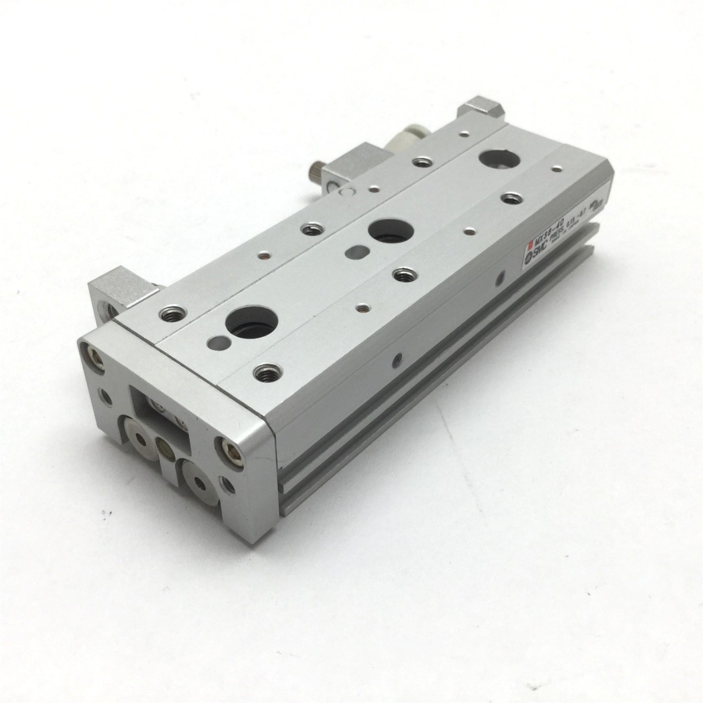 Used SMC MXS6-40 Pneumatic Slide Table, Stroke: 40mm, Bore: 6mm, 0.15-0.7MPa