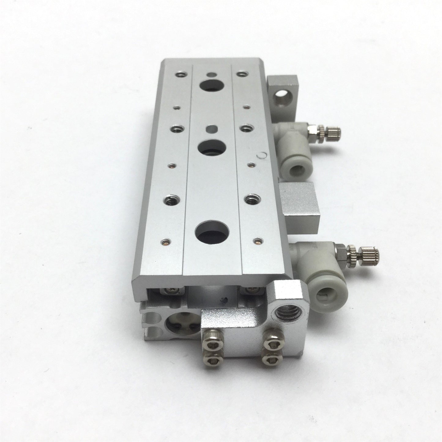Used SMC MXS6-40 Pneumatic Slide Table, Stroke: 40mm, Bore: 6mm, 0.15-0.7MPa