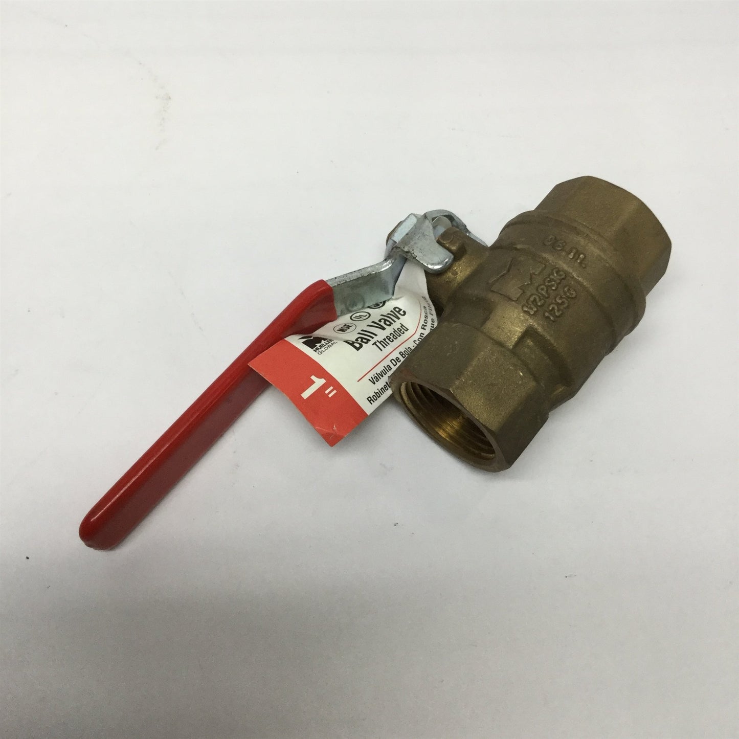New Mueller 107-405 Full Port Brass Ball Valve 1", 600 PSI