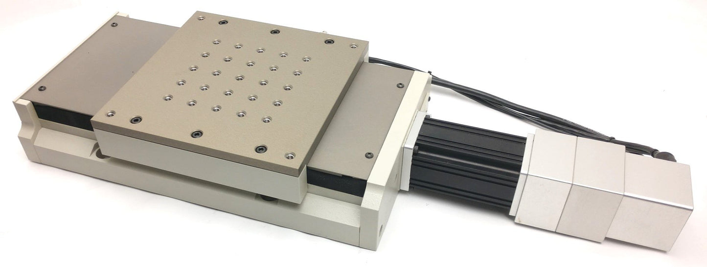 Used Aerotech ATS20010-U-40P Mechanical Bearing Ball-Screw Linear Stage 100mm w/Motor